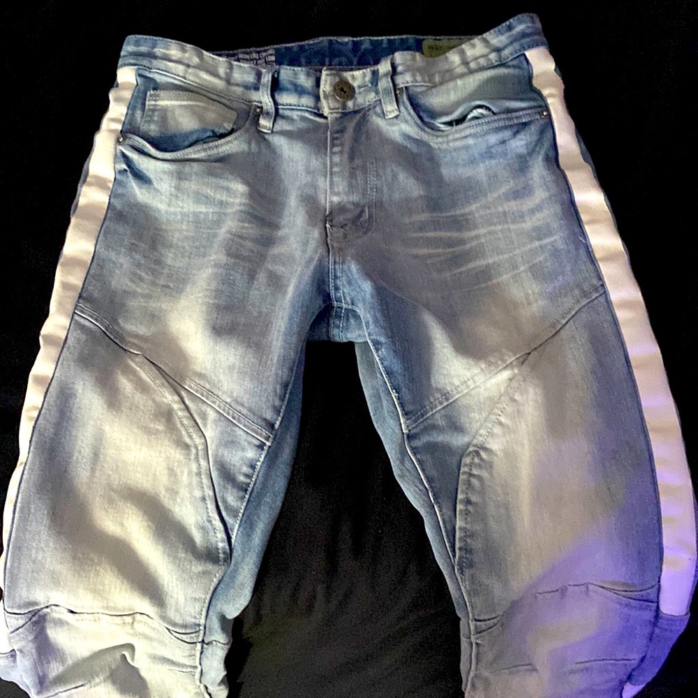 Smoke rose jeans , worn once or twice , good condition